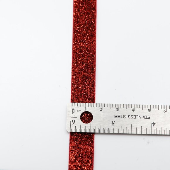 Red Sparkle Choker adjustable red spark Chokers (#10) - Picture 6 of 12